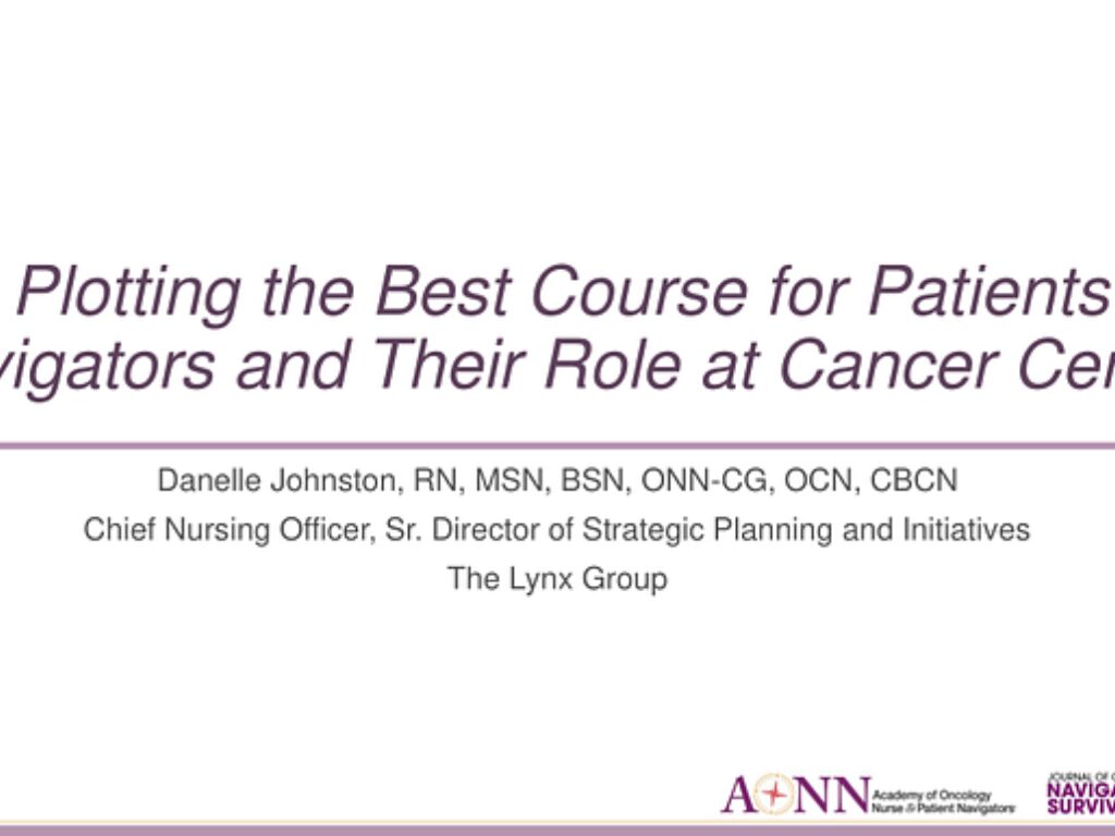 AACI Webinar Plotting the Best Course for Patients 12 6 17