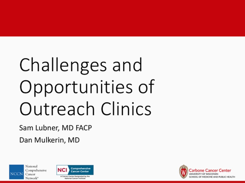 Outreach Clinics 2 7 18