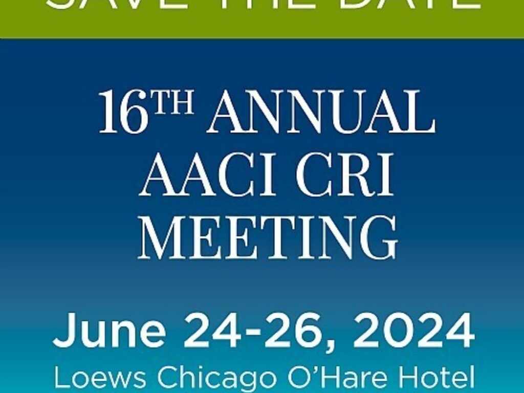 Submit an Abstract for the 16th Annual AACI CRI Meeting