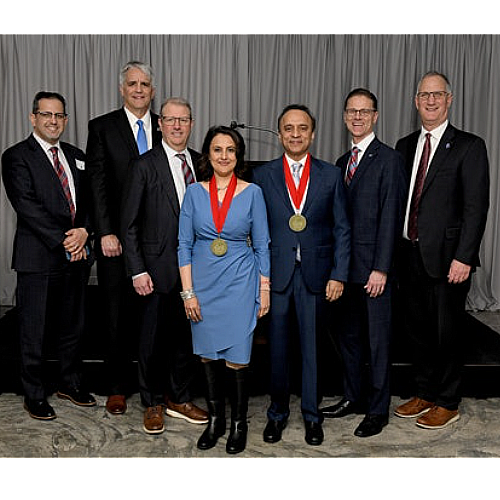 Priyanka Sharma Prateek Sharma Honored at Investiture Ceremony