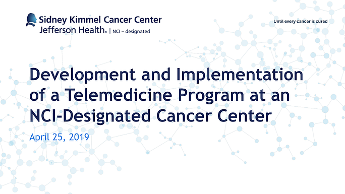 4 25 19 PCLI Webinar Telemedicine