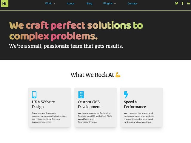 Website design and development in Denver Hybrid Interactive