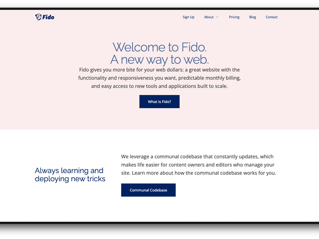 Welcome to Fido - a new way to web