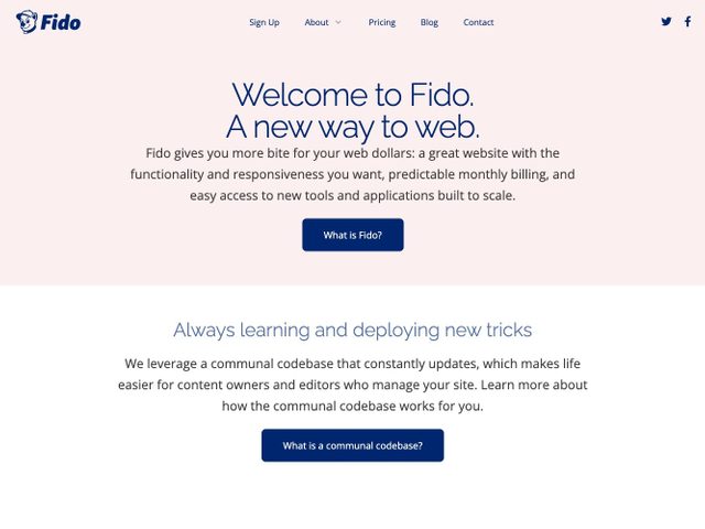 Welcome to Fido A new way to web Get Fido App