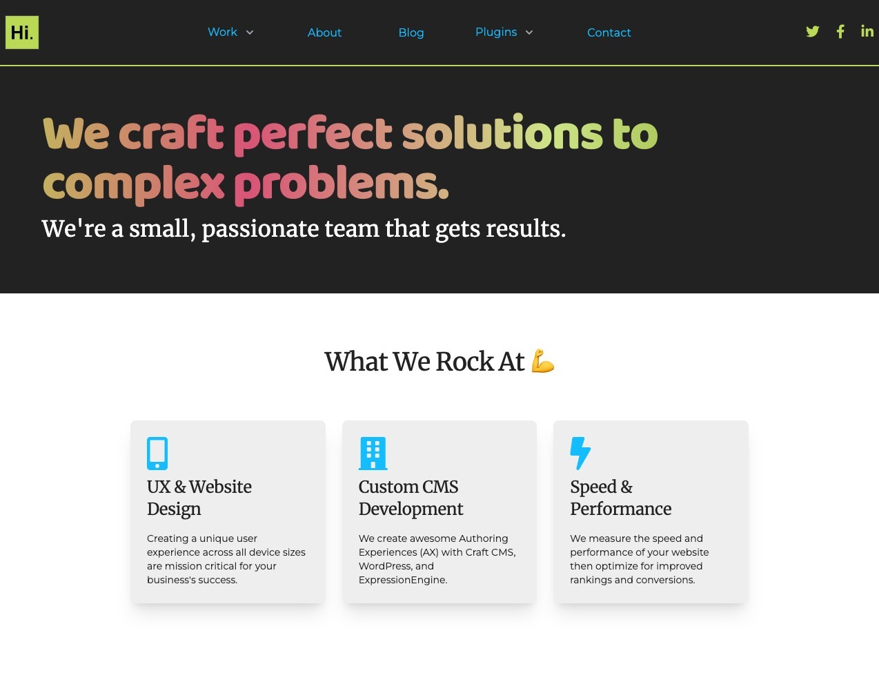 Website design and development in Denver Hybrid Interactive