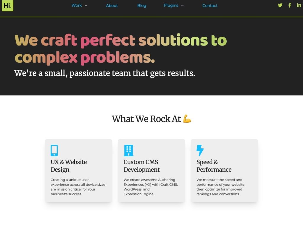 Website design and development in Denver Hybrid Interactive