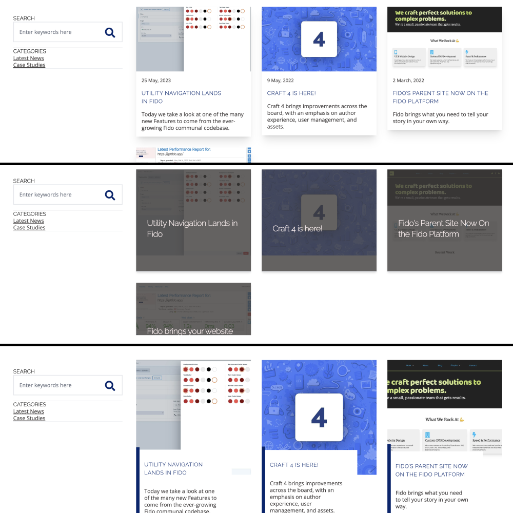 New Blog Card Styles