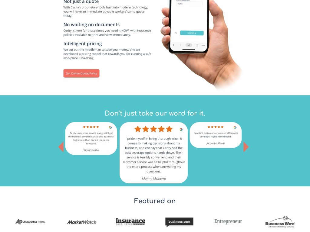 Cerity Get Workers Compensation Insurance Easily Online