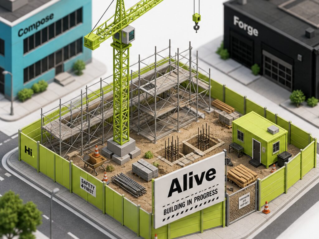 Commons — Alive building site