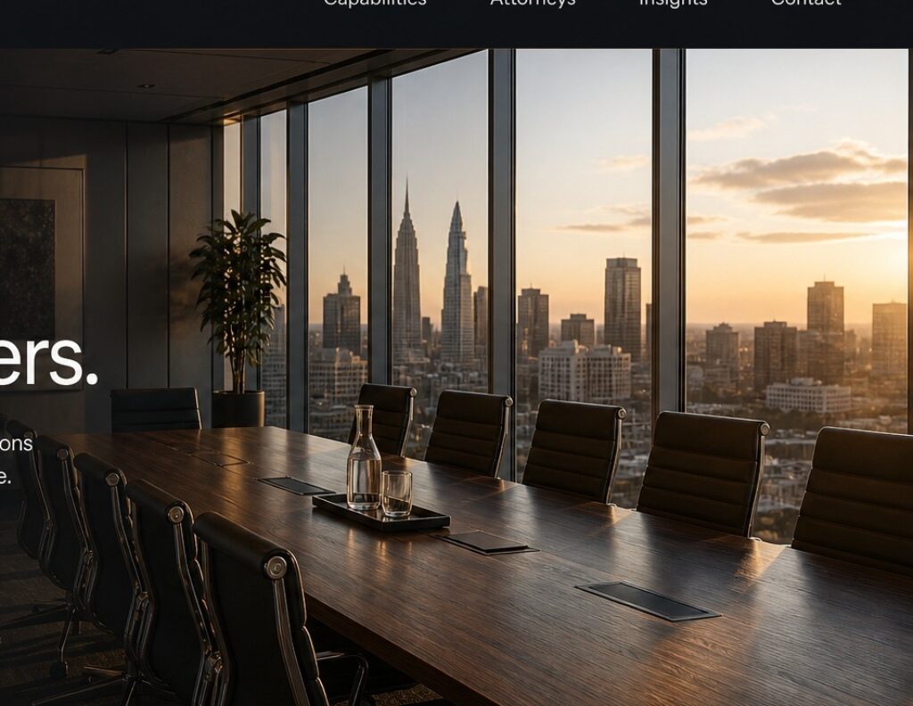 Meridian home hero boardroom